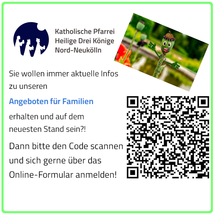 QR-Code mit Link zur Anmeldung Familien-Newsletter von Hl3K Nord-Neukölln