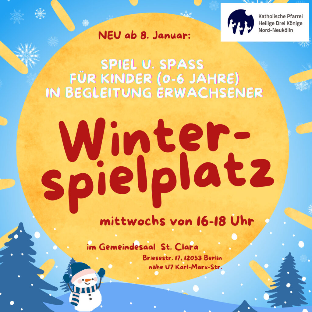 Plakat Winterspielplatz Hl3K 2025